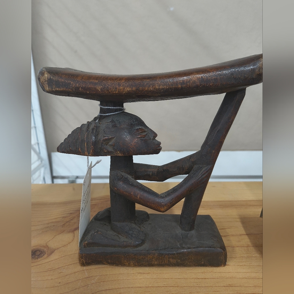 Antique Kuba Headrest, Republic Of Congo